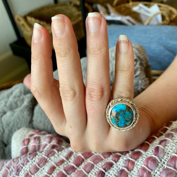Turquoise Pinky Ring - Picture 2 of 4